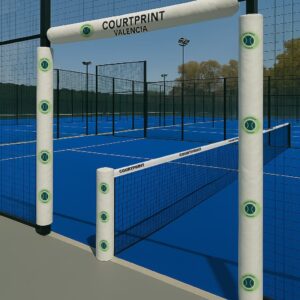 Protectores para la puerta de la pista de pádel