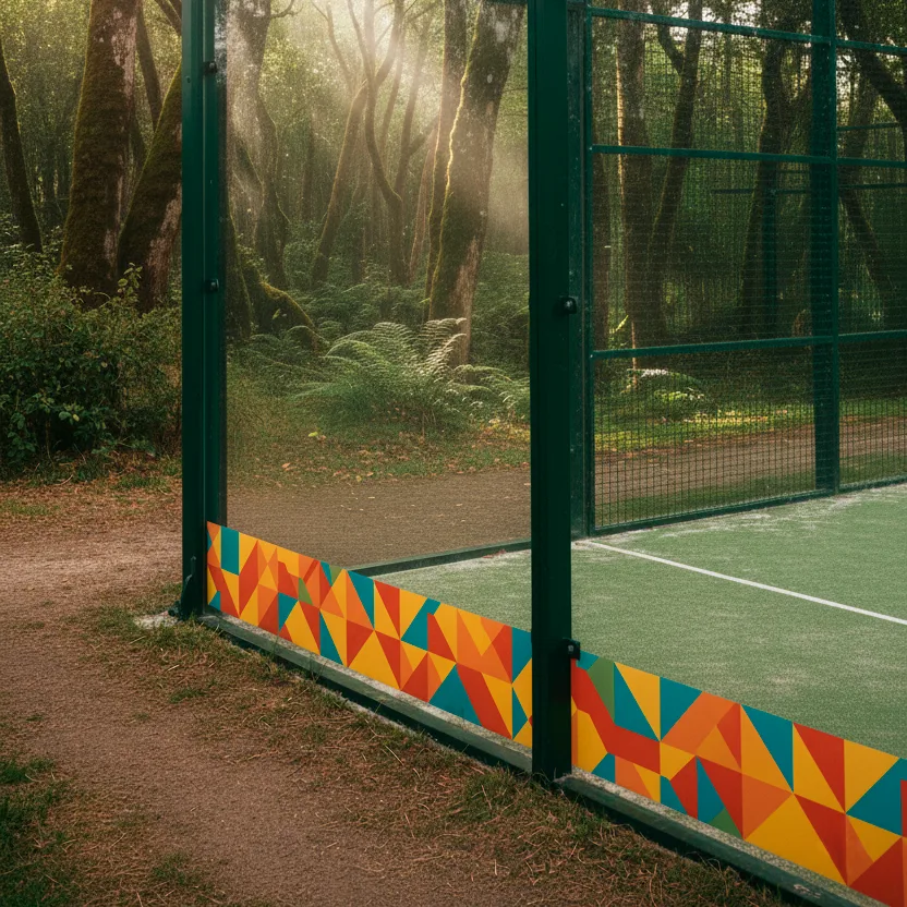 Banners Adhesivos publicitarios para pista de pádel