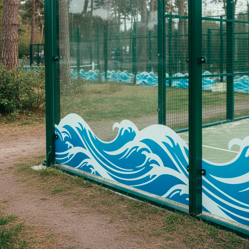 Banners Adhesivos publicitarios para pista de pádel