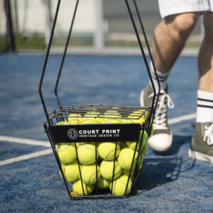 Pegatina personalizable para cestas de pelotas