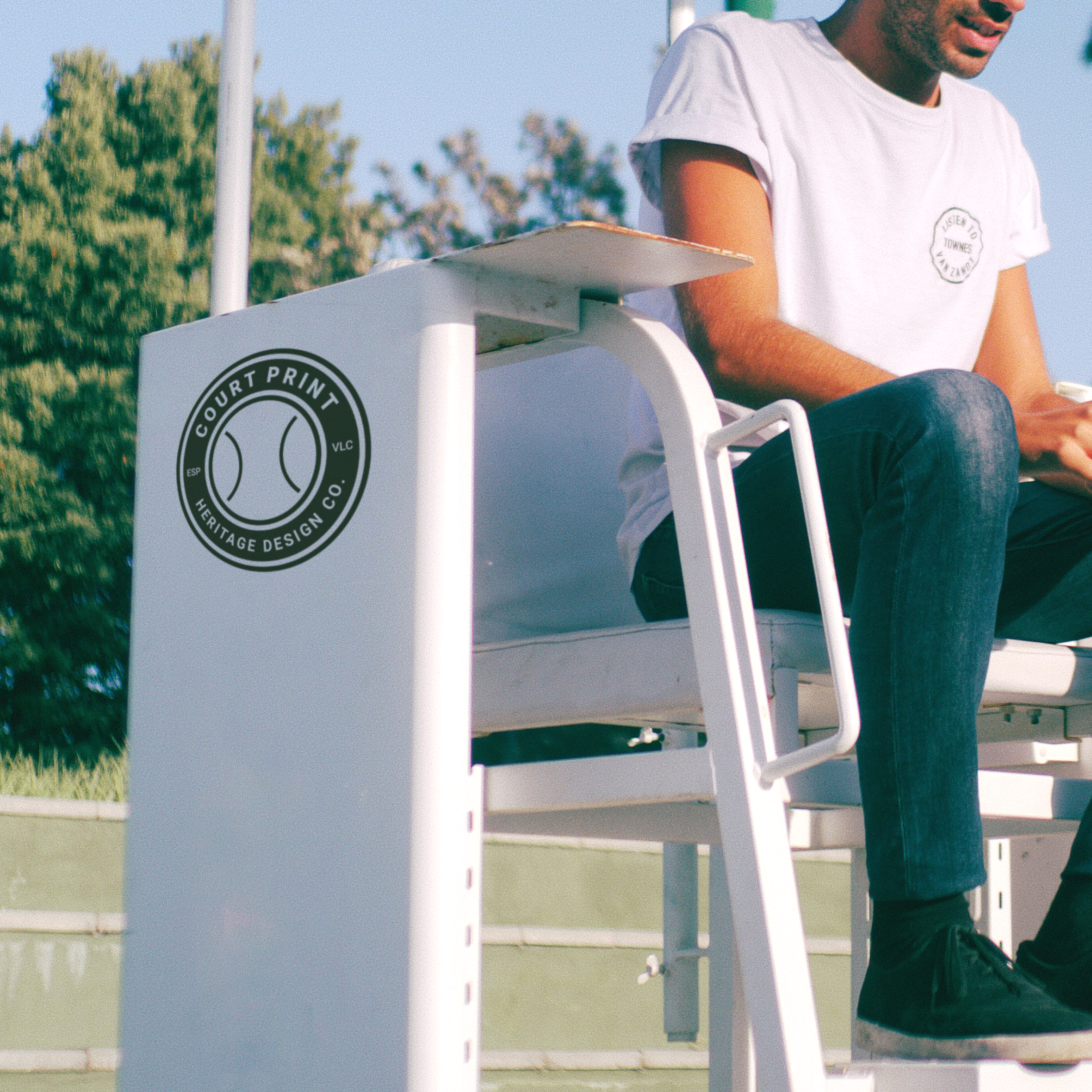 Pegatina para silla de árbitro personalizable - Imagen 5